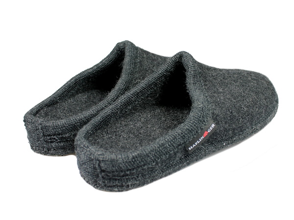 Haflinger Alaska Slippers Graphite