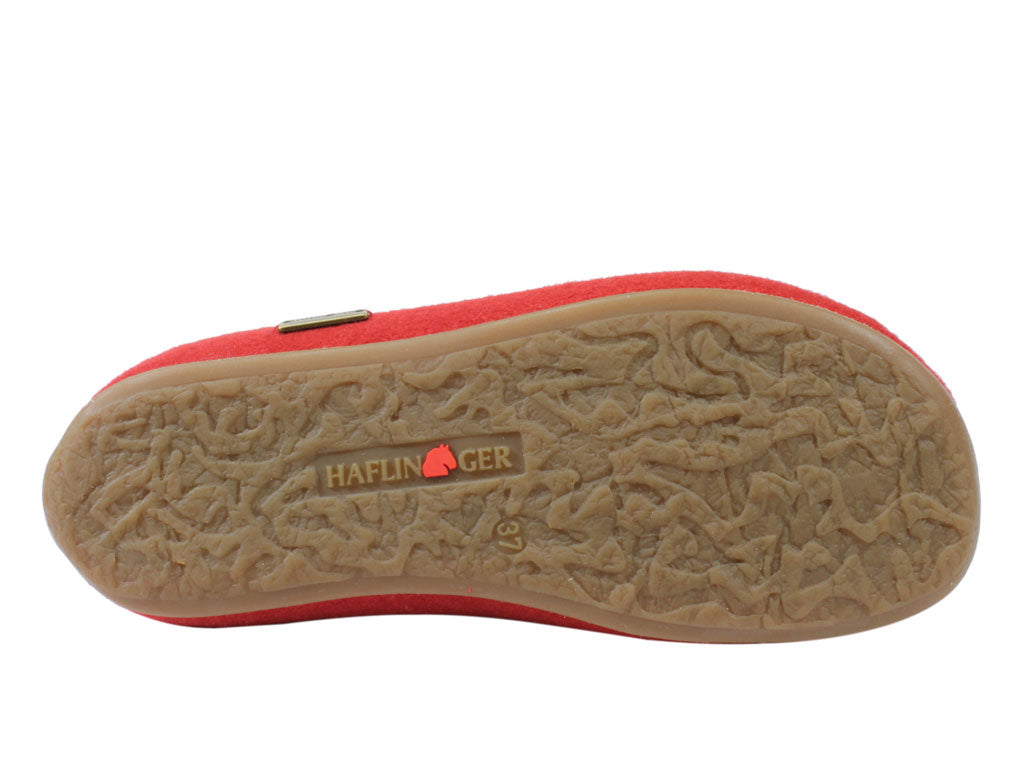 Haflinger Slippers Everest Fundus Red