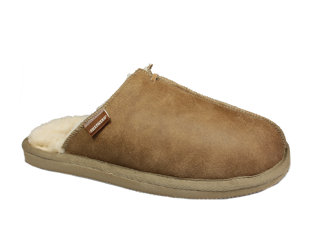 Shepherd Hugo Sheepskin Slippers Antique/Cognac 