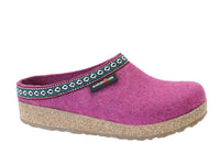 Haflinger Clogs Grizzly Franzl Mulberry side view