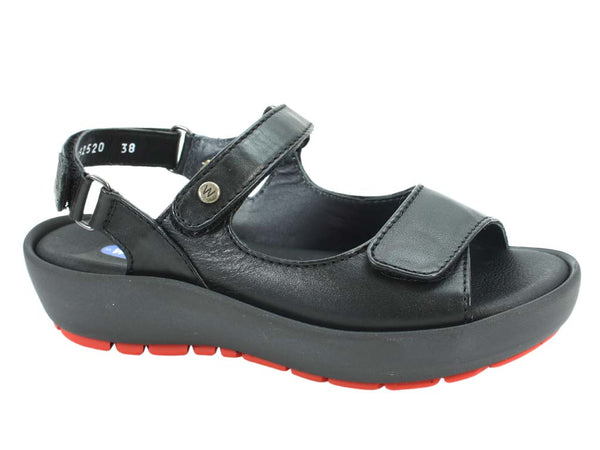 Wolky Women Sandals Rio Black side view