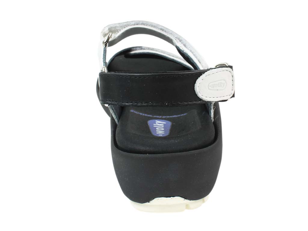 Wolky Women Sandals Rio White back view