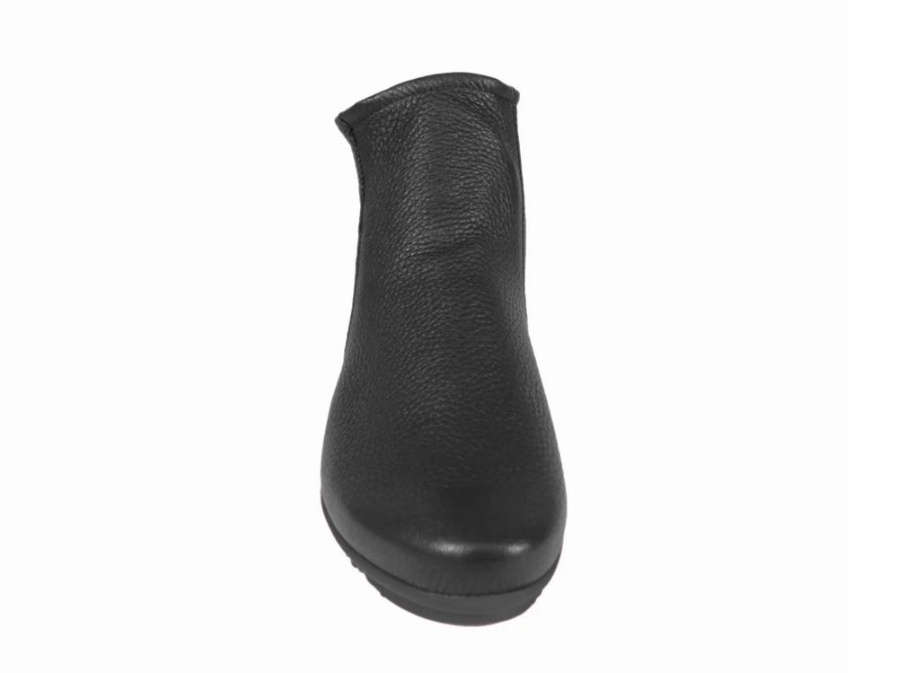 Arche Boots Baryky Black Leather front view