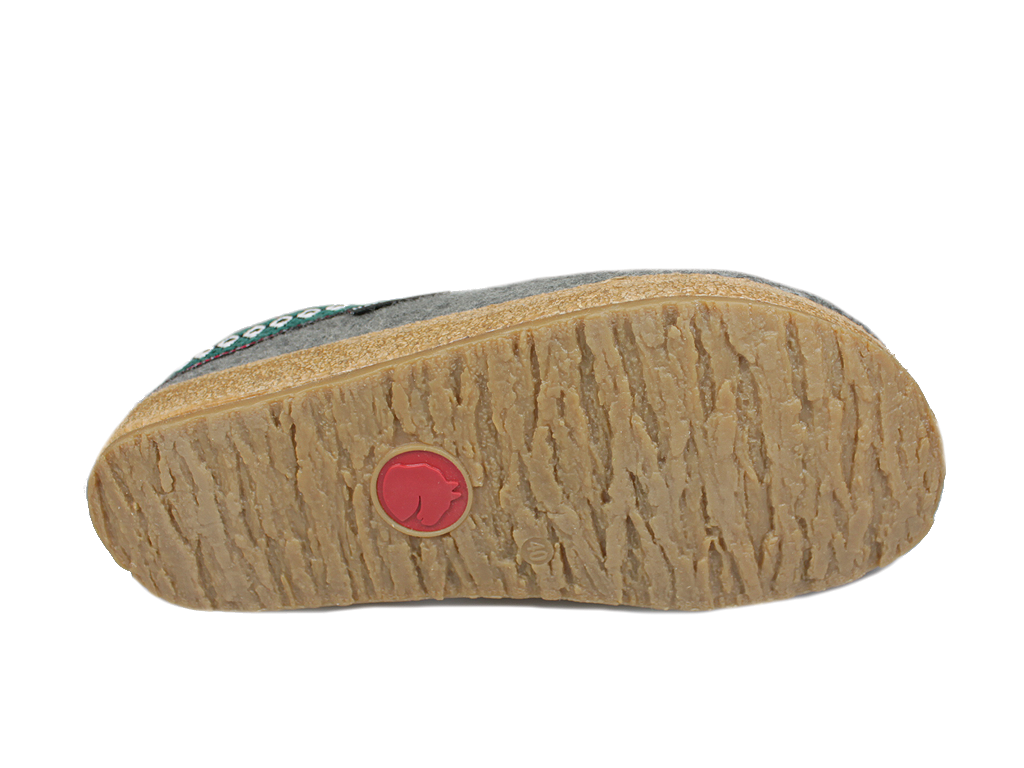 Haflinger Grizzly Classic Felt Clogs Anthracite