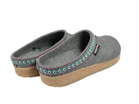 Haflinger Grizzly Classic Felt Clogs Anthracite