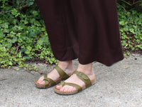 Haflinger Women Sandals Juno Olive