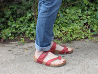 Haflinger Women Sandals Juno Red